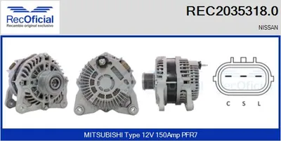 Alternador Nissan QASHQAI I