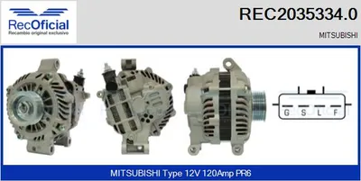 Alternador Mitsubishi OUTLANDER II