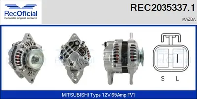 Alternador Mazda E Bus · Mazda E Van · Mazda B-SERIE