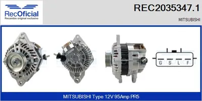 Alternador Mitsubishi COLT VI
