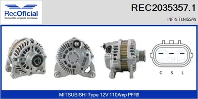 Alternador Nissan QASHQAI I