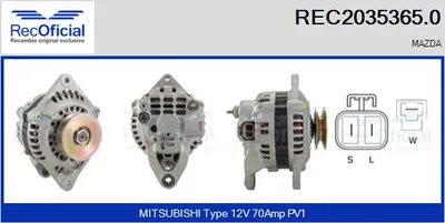 Alternador Mazda 626 III Station Wagon · Mazda 626 III · Mazda 626 III Hatchback