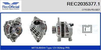 Alternador Peugeot 405 I Break · Peugeot 405 I · Citroën BX