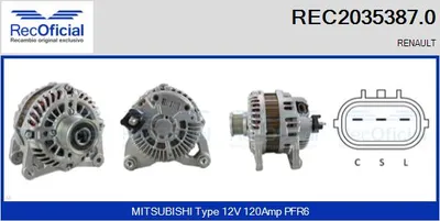 Alternador Renault CLIO IV