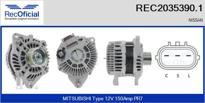 Alternador Nissan NOTE