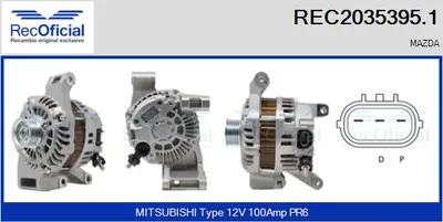 Alternador Mazda 3 · Mazda 3 Saloon