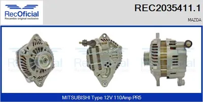 Alternador Mazda RX-8