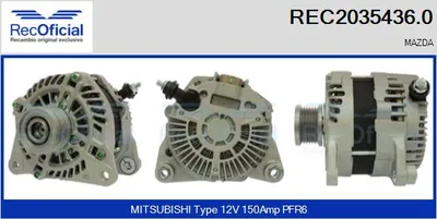 Alternador Mazda 3 · Mazda 3 Saloon · Mazda CX-3