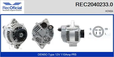 Alternador Honda LEGEND II Coupe · Honda LEGEND II