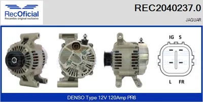 Alternador Jaguar S-TYPE II