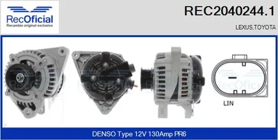 Alternador Toyota CAMRY Saloon · Lexus RX