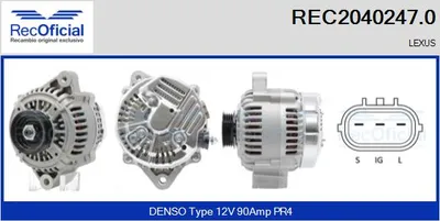 Alternador Lexus IS I · Lexus GS · Lexus IS SportCross