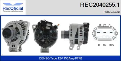 Alternador Jaguar S-TYPE II