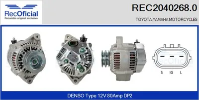 Alternador Toyota LAND CRUISER 80