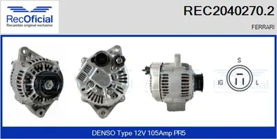 Alternador Ferrari 348 ts/GTS