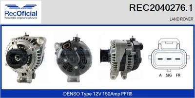 Alternador Land Rover RANGE ROVER SPORT I