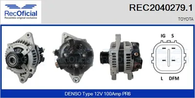 Alternador Toyota AURIS