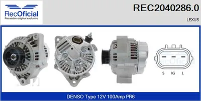 Alternador Lexus LS