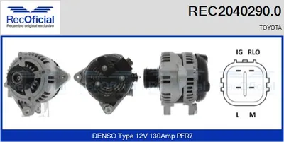 Alternador Toyota CAMRY Saloon