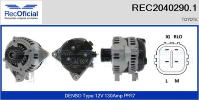 Alternador Toyota CAMRY Saloon