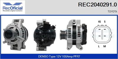 Alternador Toyota AURIS