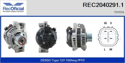 Alternador Toyota AURIS
