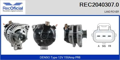 Alternador Land Rover RANGE ROVER SPORT I