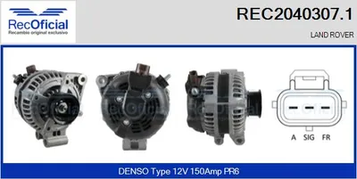 Alternador Land Rover RANGE ROVER SPORT I