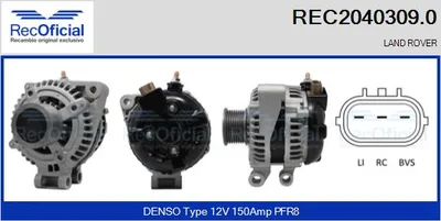 Alternador Land Rover RANGE ROVER SPORT I