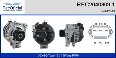 Alternador Land Rover RANGE ROVER SPORT I