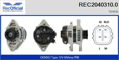 Alternador Toyota YARIS