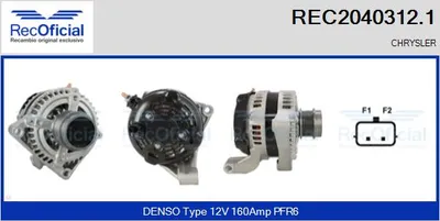 Alternador Chrysler VOYAGER IV
