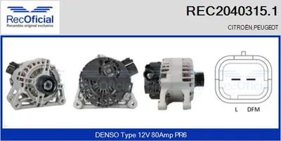 Alternador Peugeot 307 · Citroën C3 I · Peugeot 307 SW