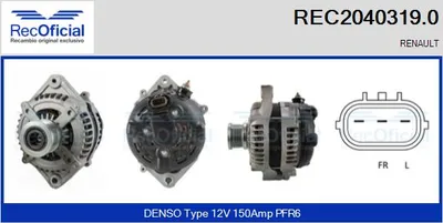 Alternador Renault ESPACE IV
