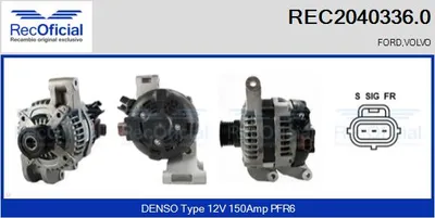 Alternador Ford FOCUS C-MAX · Volvo S40 II · Volvo V50