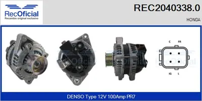 Alternador Honda ACCORD VIII · Honda ACCORD VIII Estate