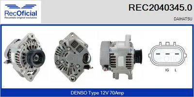 Alternador Daihatsu CUORE VII