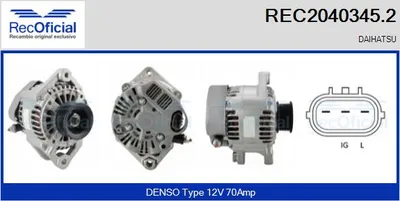 Alternador Daihatsu CUORE VII
