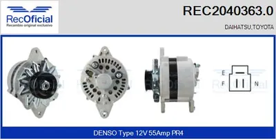 Alternador Toyota MODEL F · Daihatsu ROCKY Soft Top · Daihatsu ROCKY Hard Top