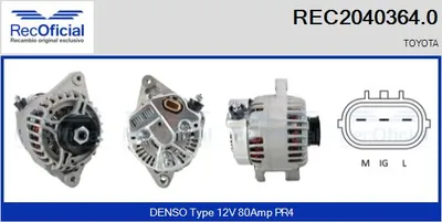 Alternador Toyota YARIS