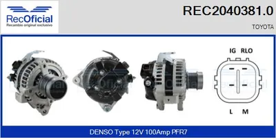 Alternador Toyota RAV 4 III