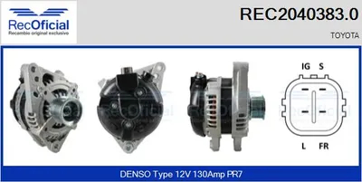 Alternador Toyota LAND CRUISER PRADO