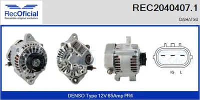 Alternador Daihatsu EXTOL Bus