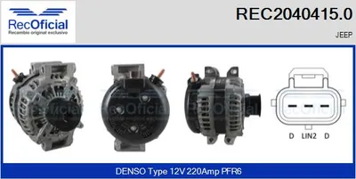 Alternador Jeep GRAND CHEROKEE IV