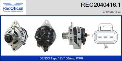Alternador Fiat FREEMONT