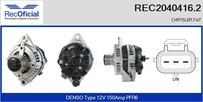 Alternador Fiat FREEMONT