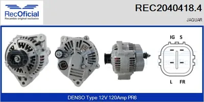 Alternador Jaguar S-TYPE II