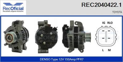 Alternador Toyota RAV 4 III · Toyota RAV 4 IV