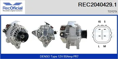 Alternador Toyota CAMRY Saloon