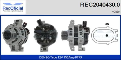 Alternador Honda CIVIC IX